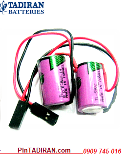 Tadiran TL-5902; Pin nuôi nguồn PLC Tadiran TL-5902 (zắc đen) (1/2AA-1100mAh) lithium 3.6v